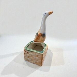 Vintage Japanese Goose Planter